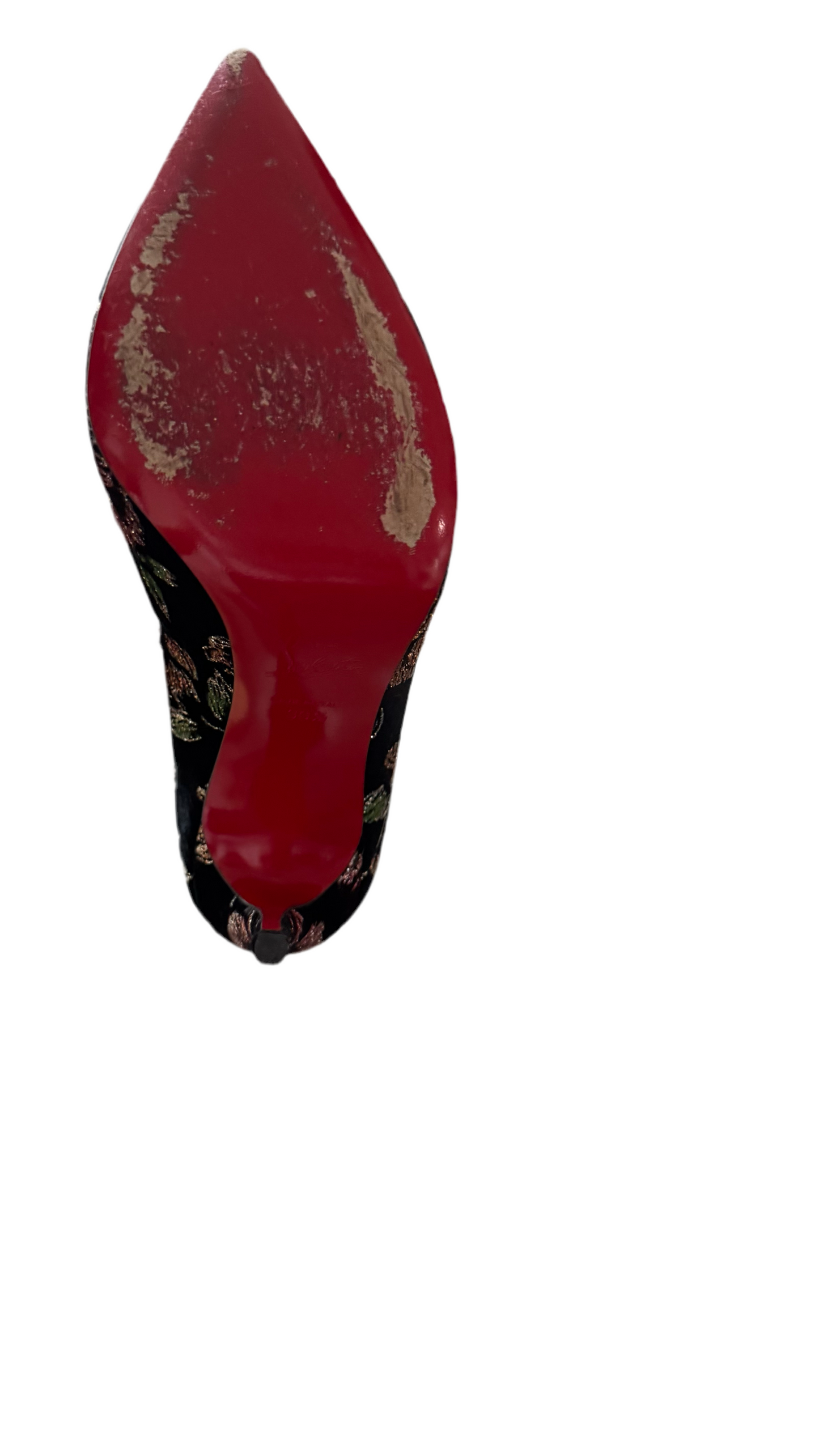 CHRISTIAN LOUBOUTIN VELVET PIGALLE HEELS SZ39.5
