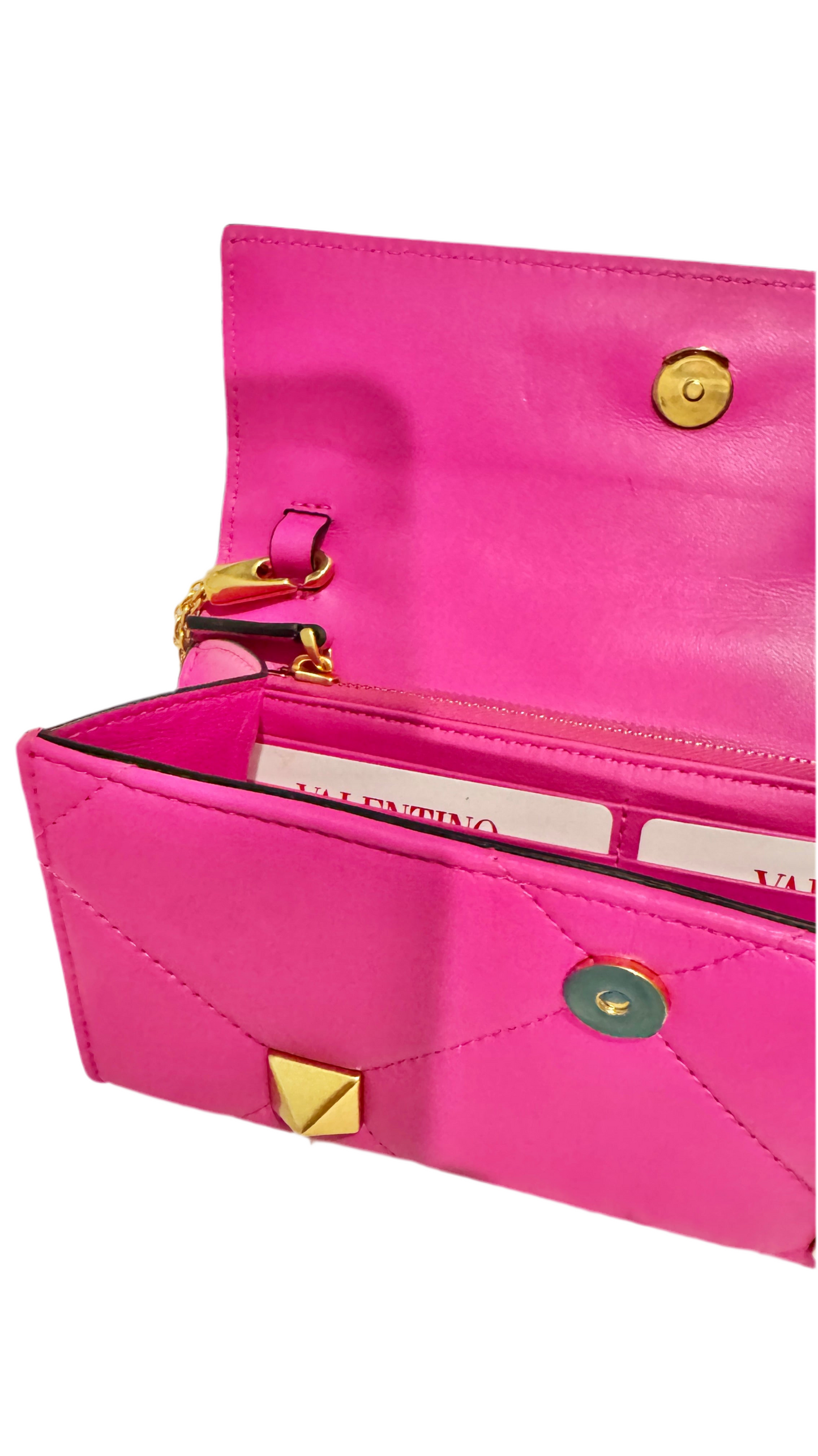 VALENTINO NAPPA ROMAN STUD WOC HANDBAG