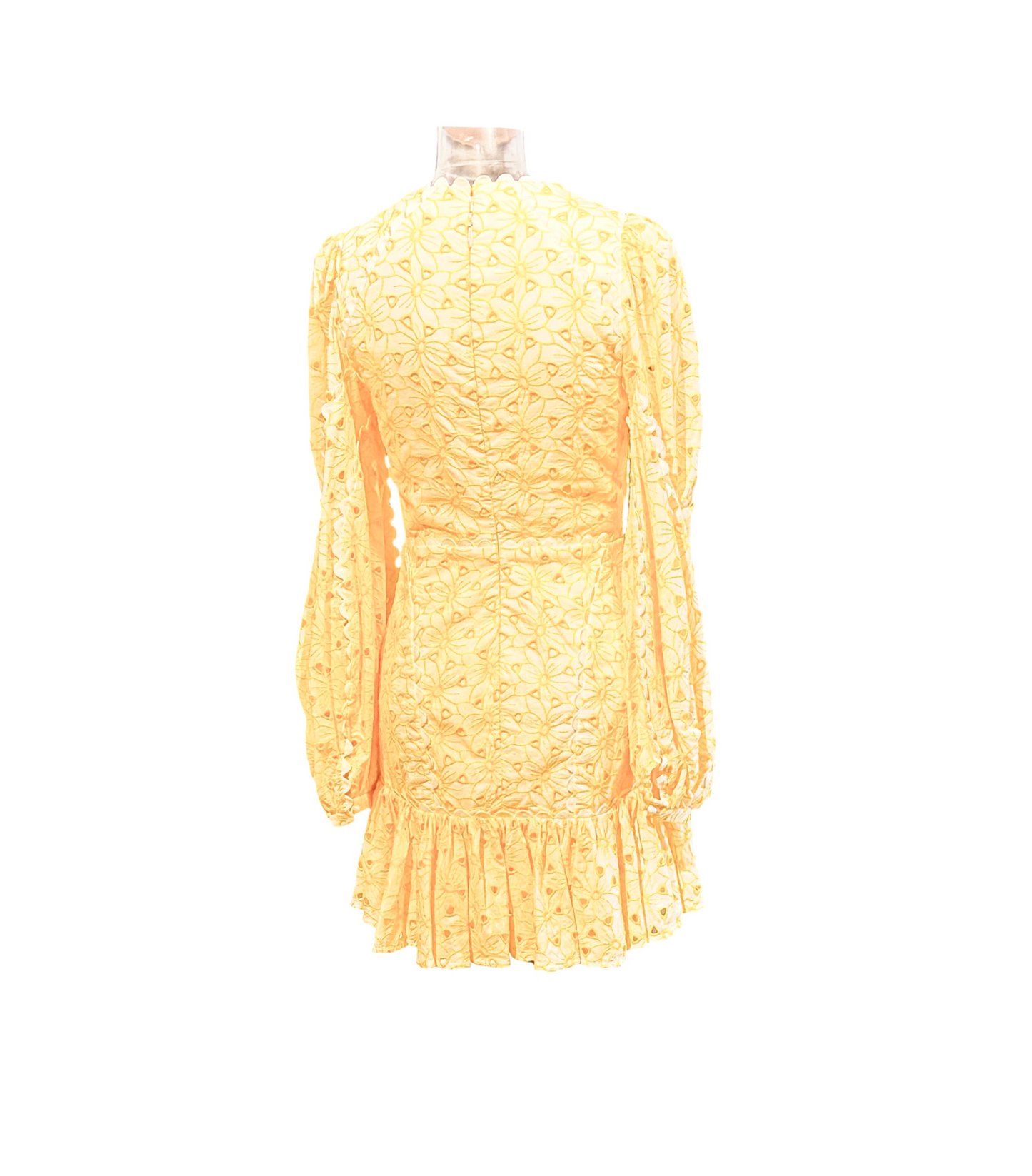 ACLER eyelet mini dress