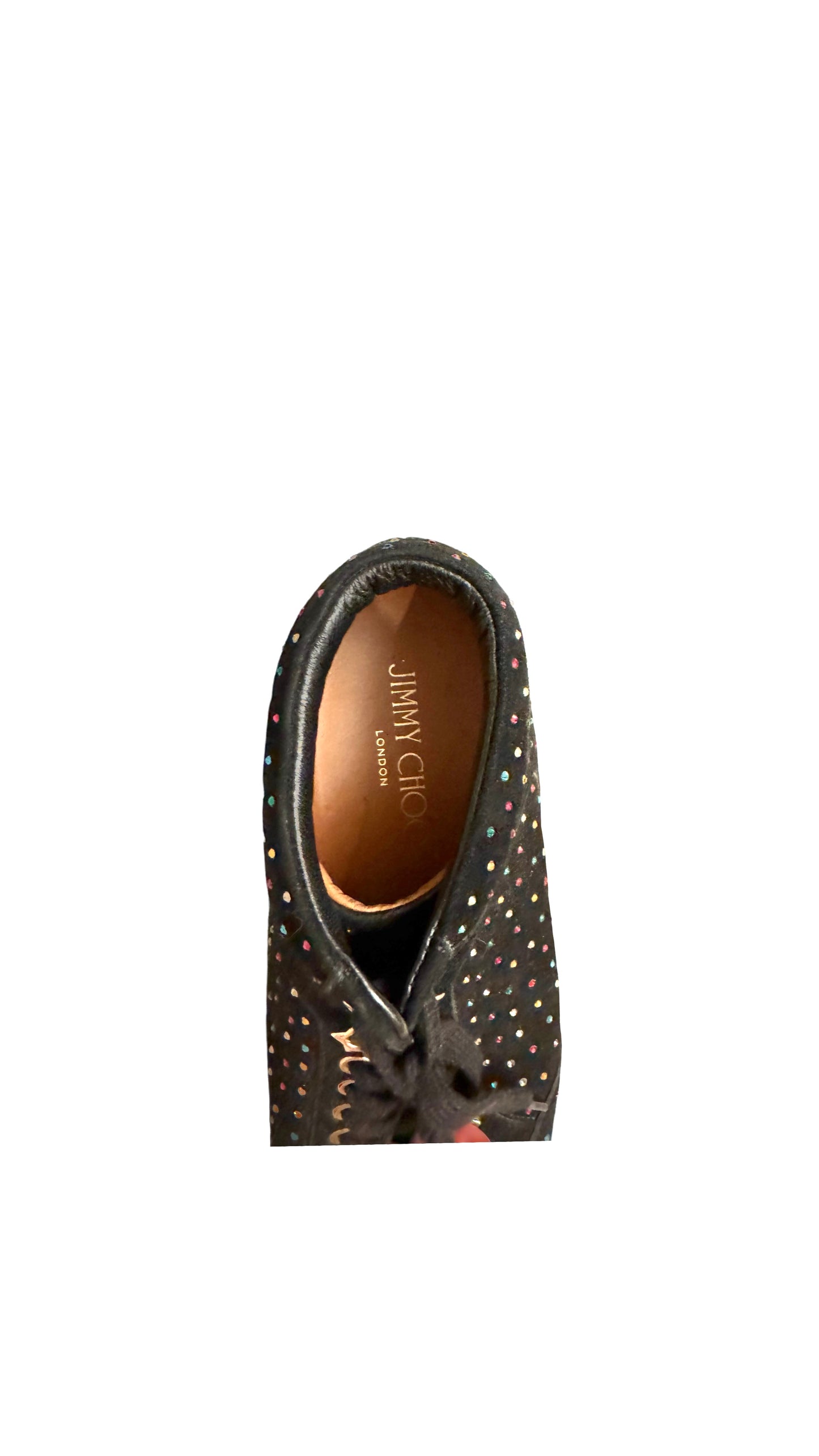 JIMMY CHOO MULTI COLOR RHINESTONE ATHLETIC SHOES