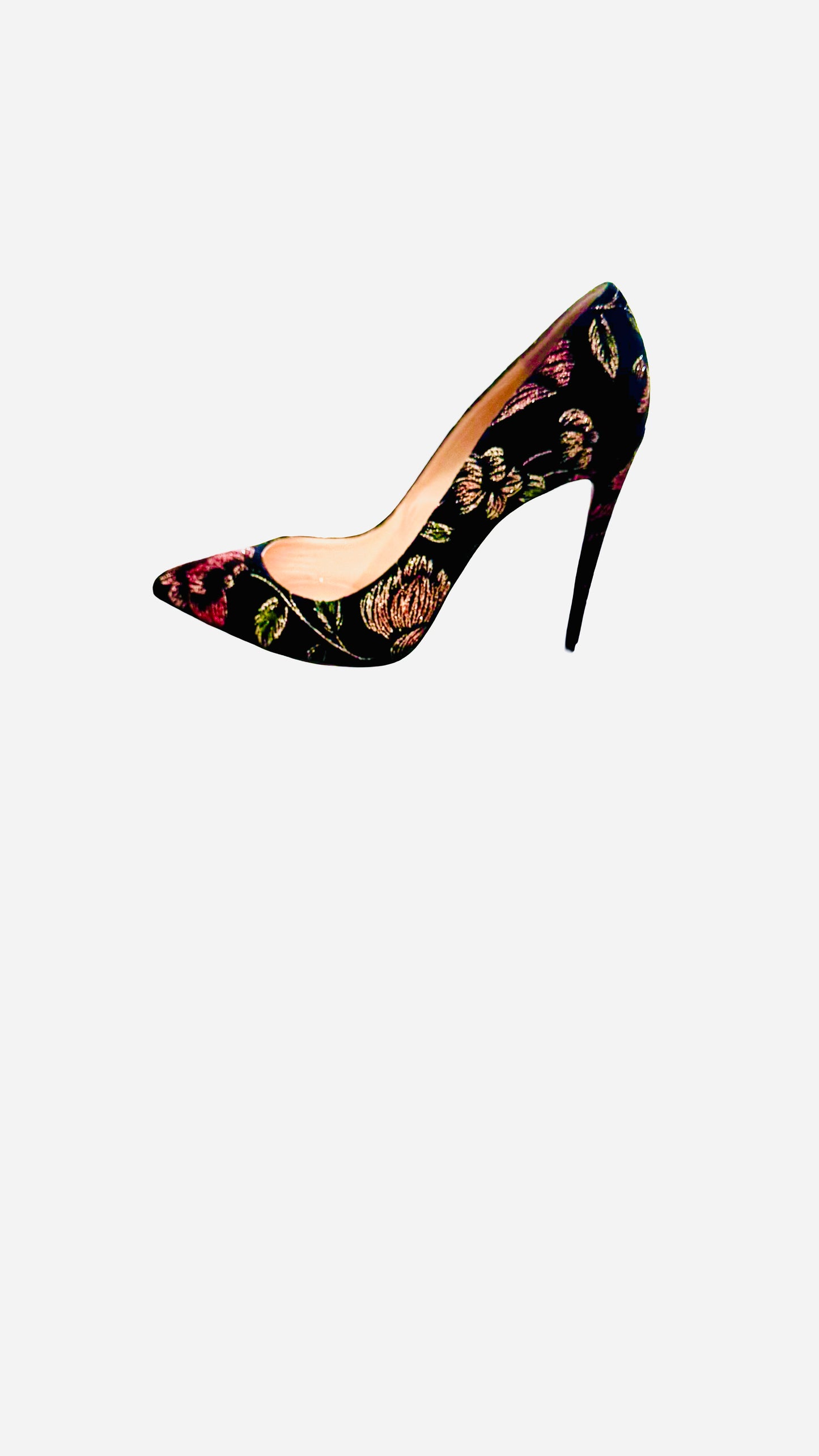 CHRISTIAN LOUBOUTIN VELVET PIGALLE HEELS SZ39.5