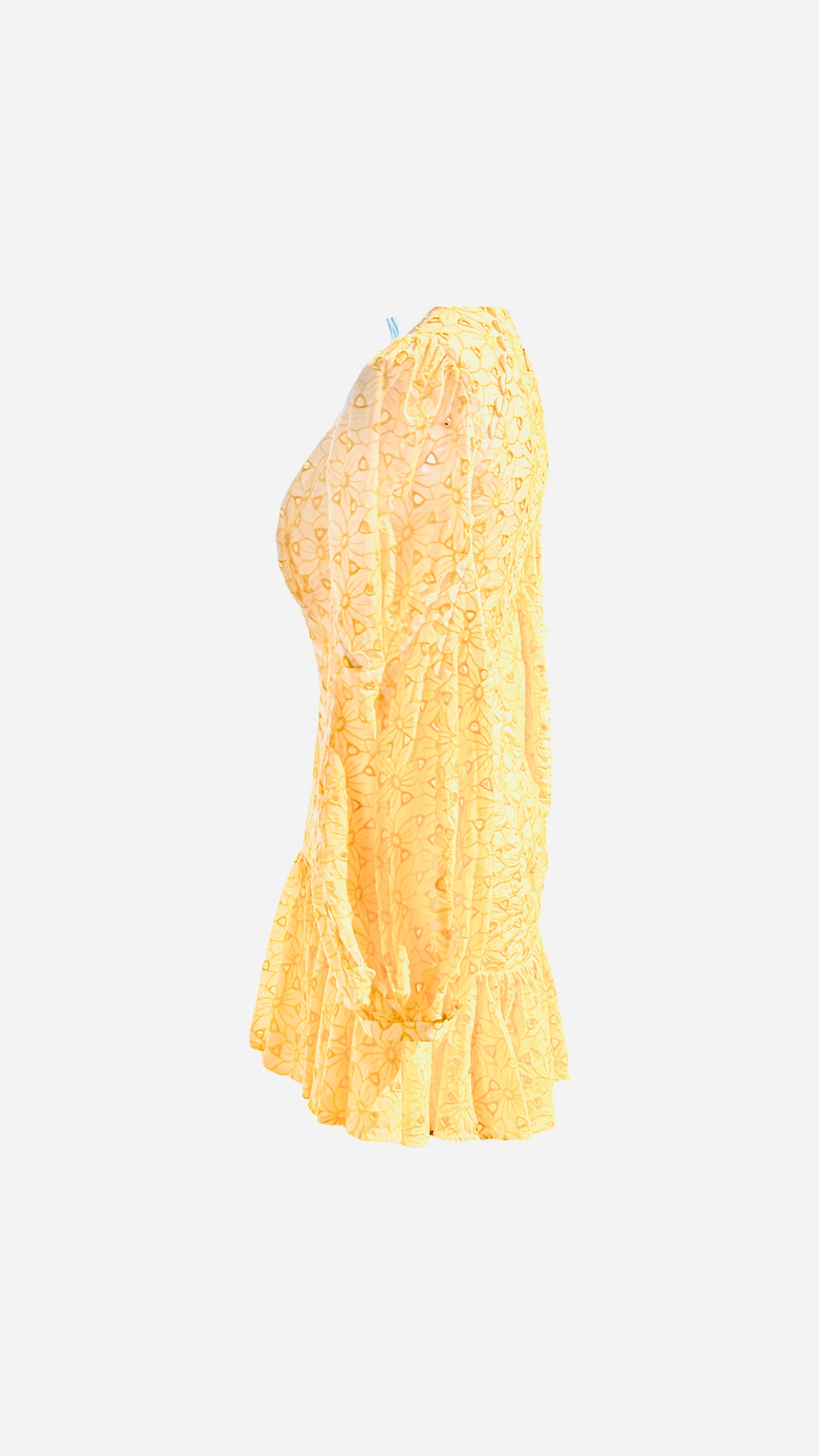 ACLER eyelet mini dress