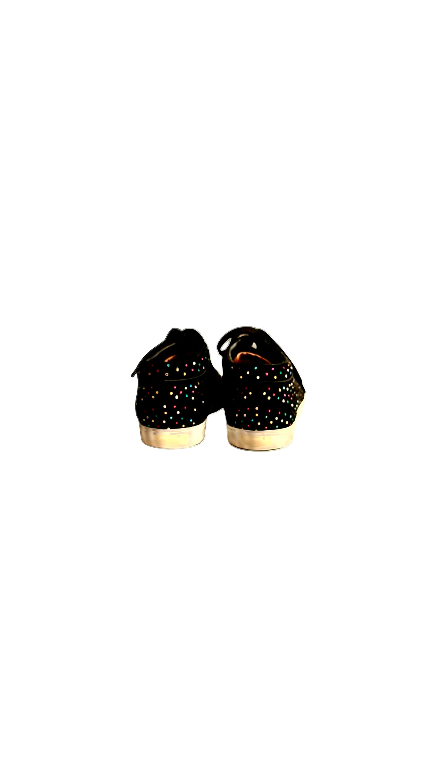 JIMMY CHOO MULTI COLOR RHINESTONE ATHLETIC SHOES