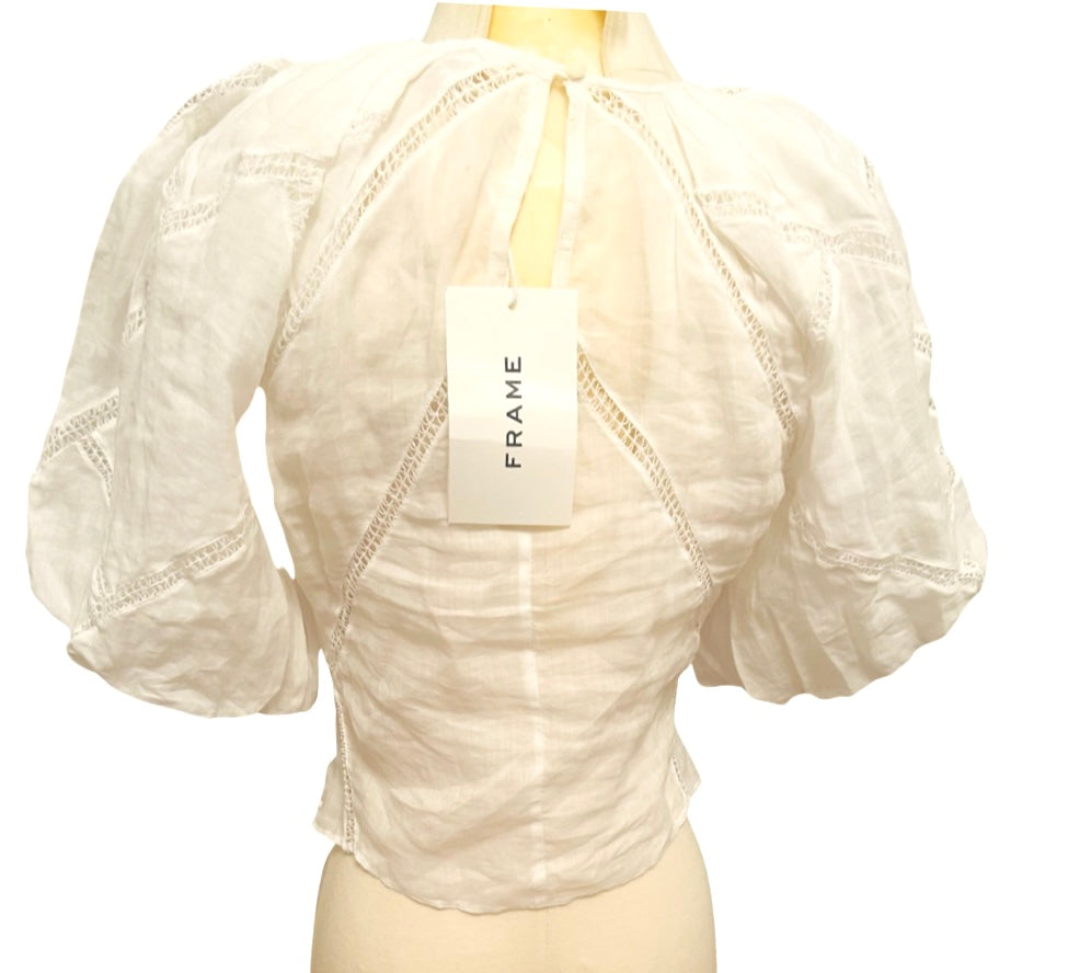 FRAME white blouse