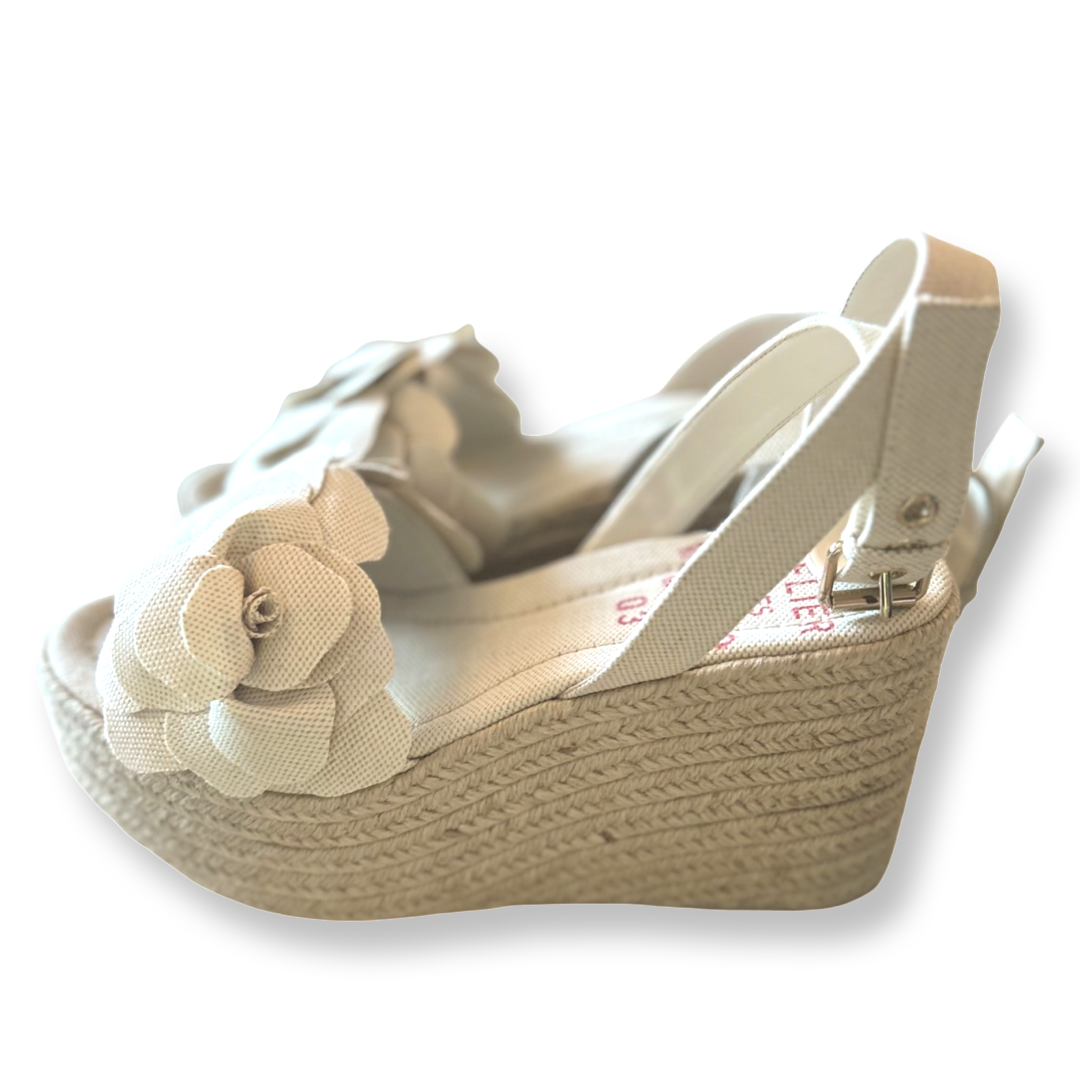 VALENTINO FLORAL WEDGE