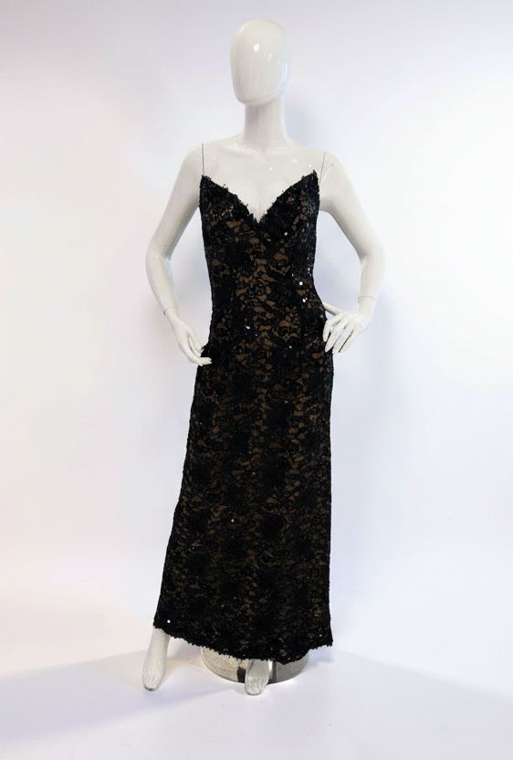 BOB MACKIE VINTAGE formal dress SZ4