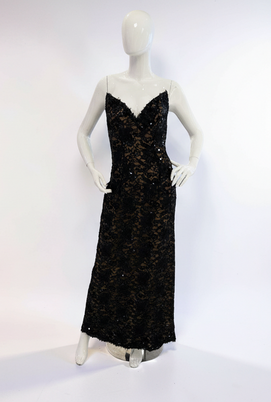BOB MACKIE VINTAGE formal dress SZ4