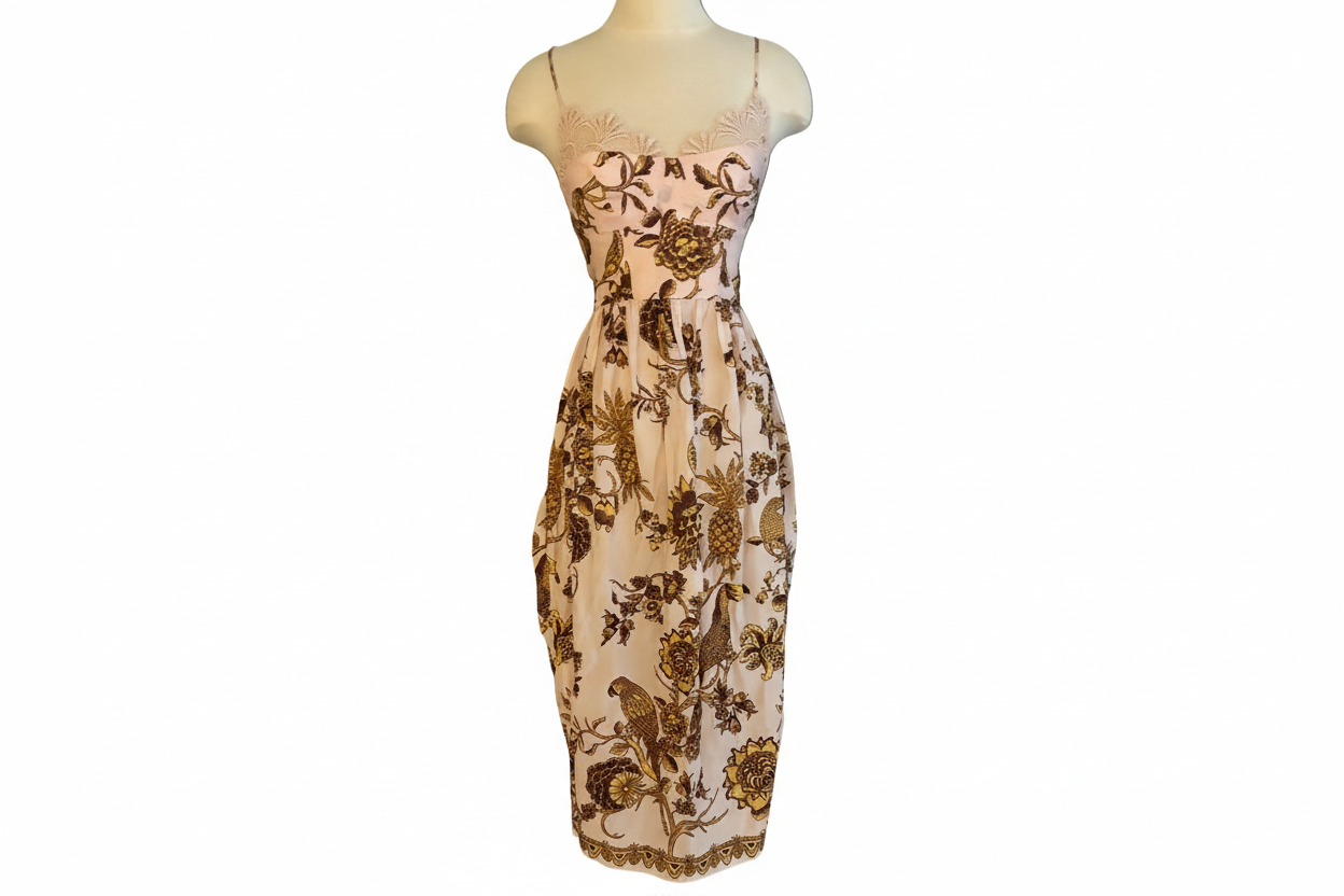 FARM RIO MIDI DRESS NWT XS