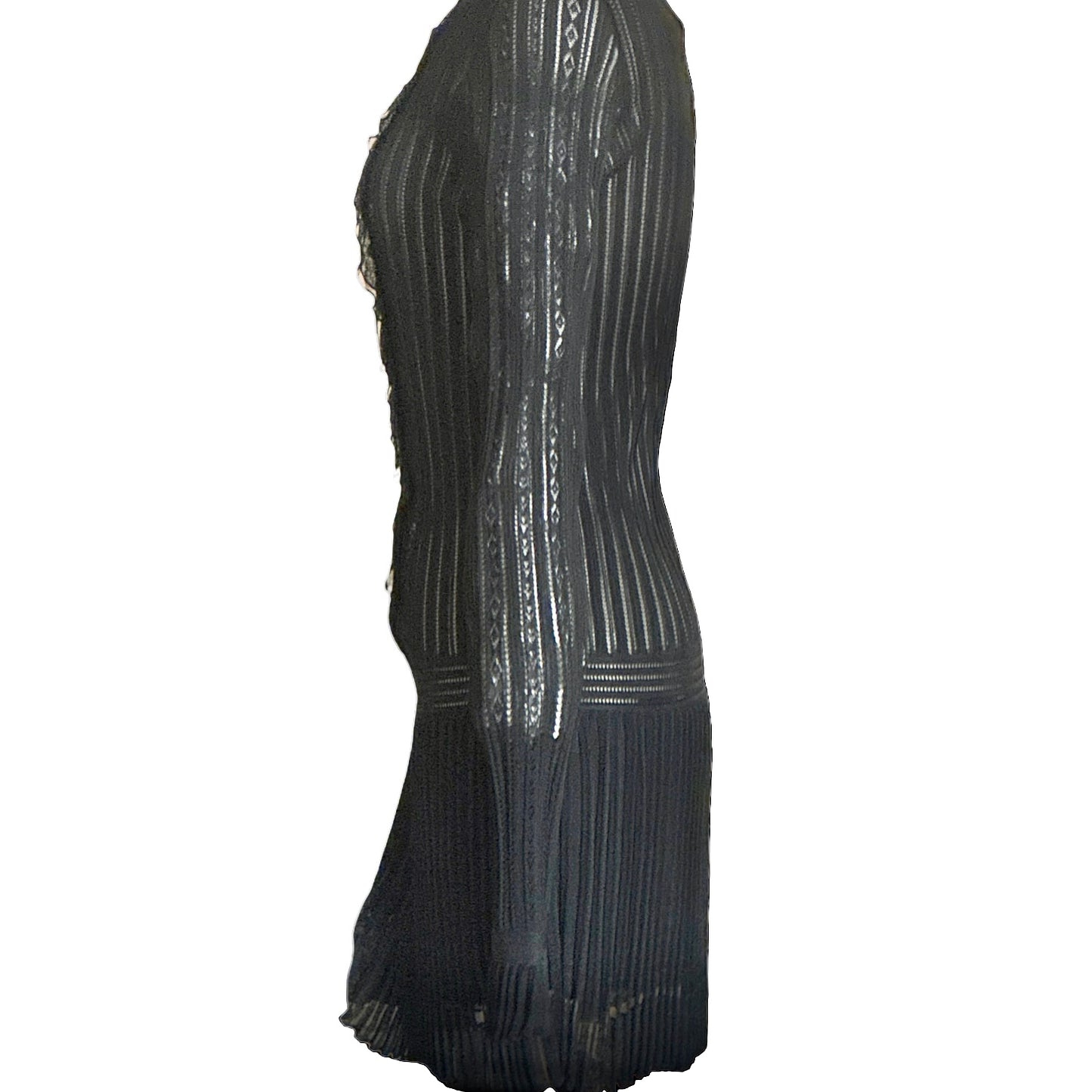 ROBERTO CAVALLI silk knit pleated mini