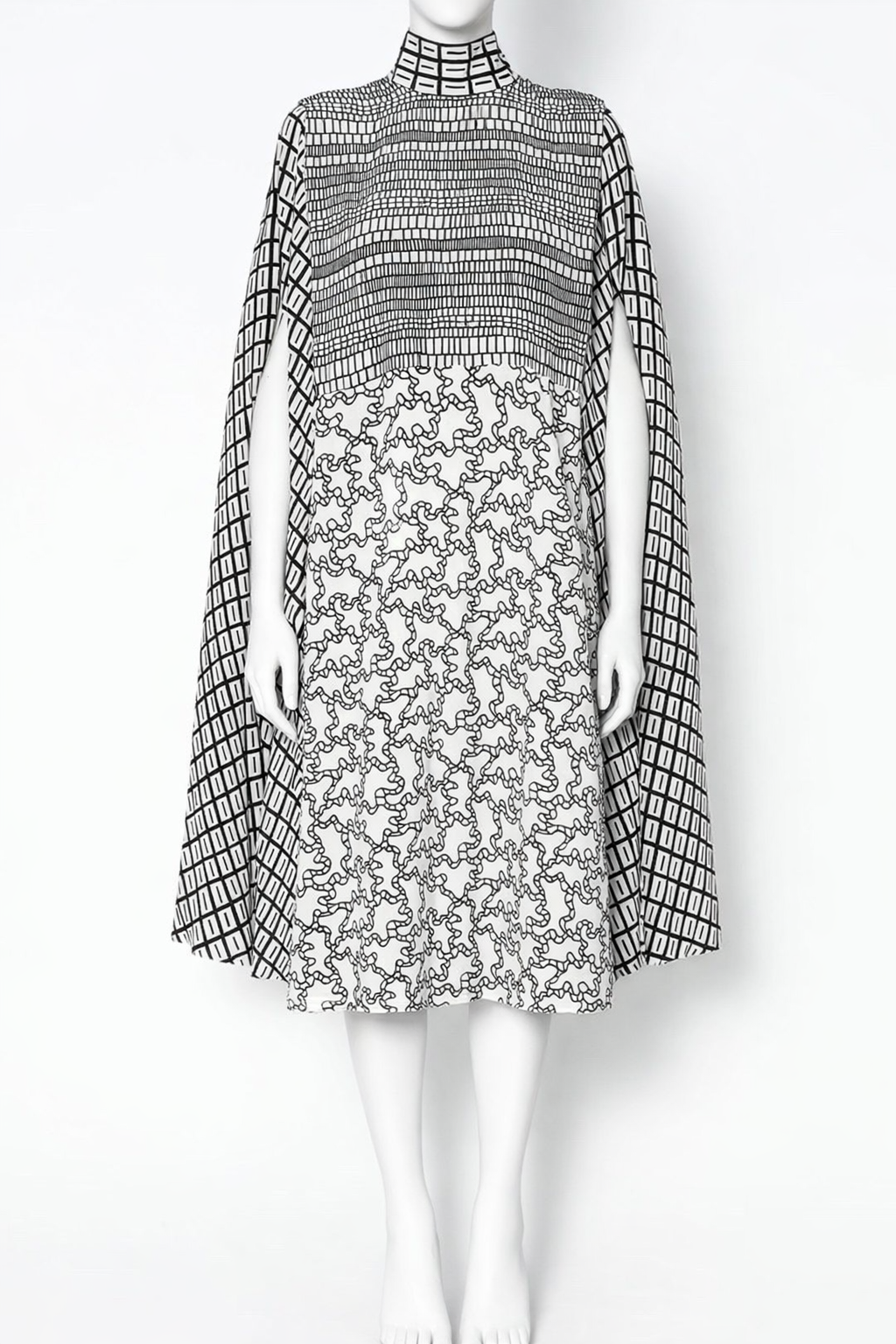 Valentino Silk Lavallière Kaftan