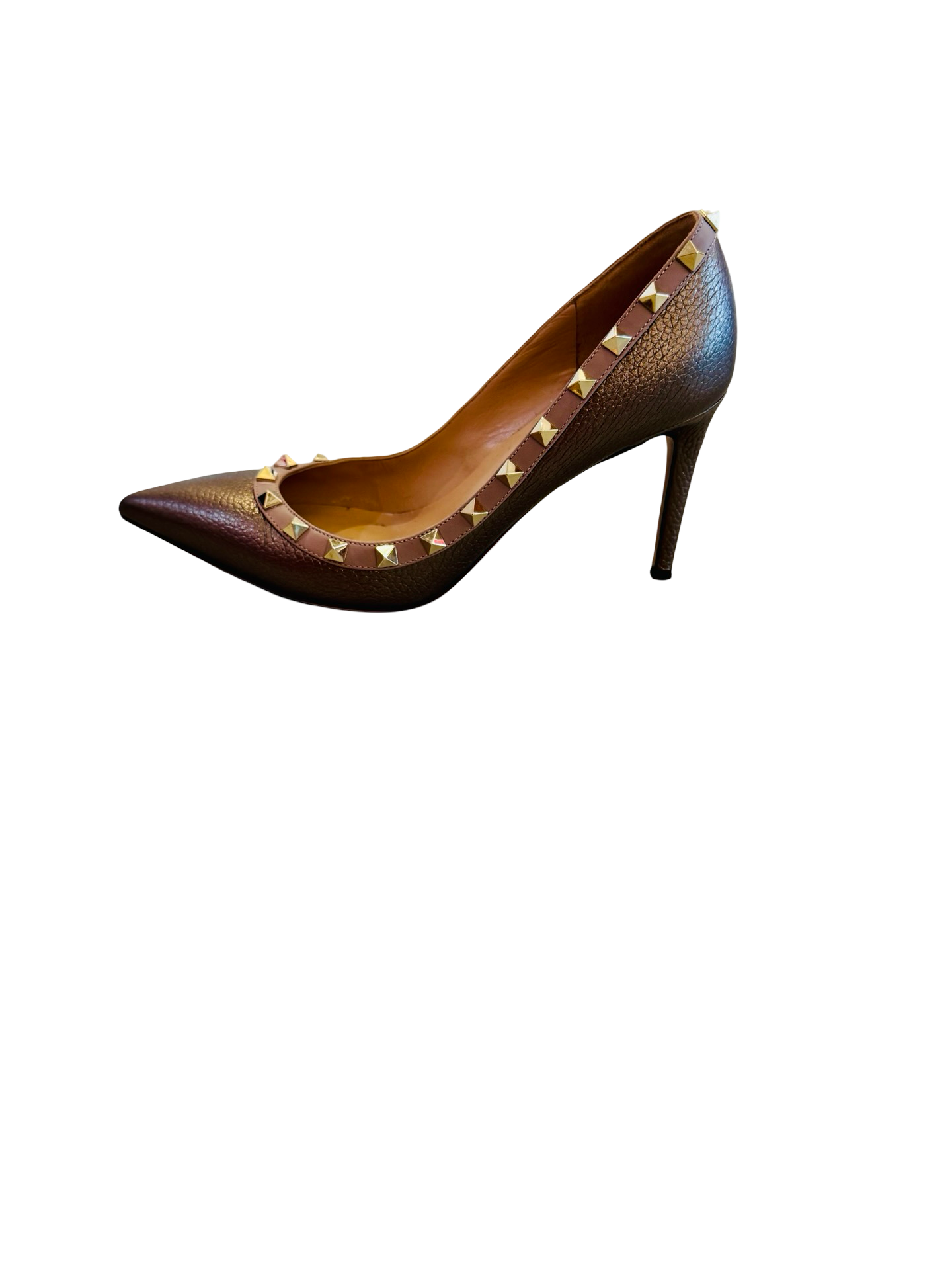 Metallic Valentino Garavani Rockstud Pumps