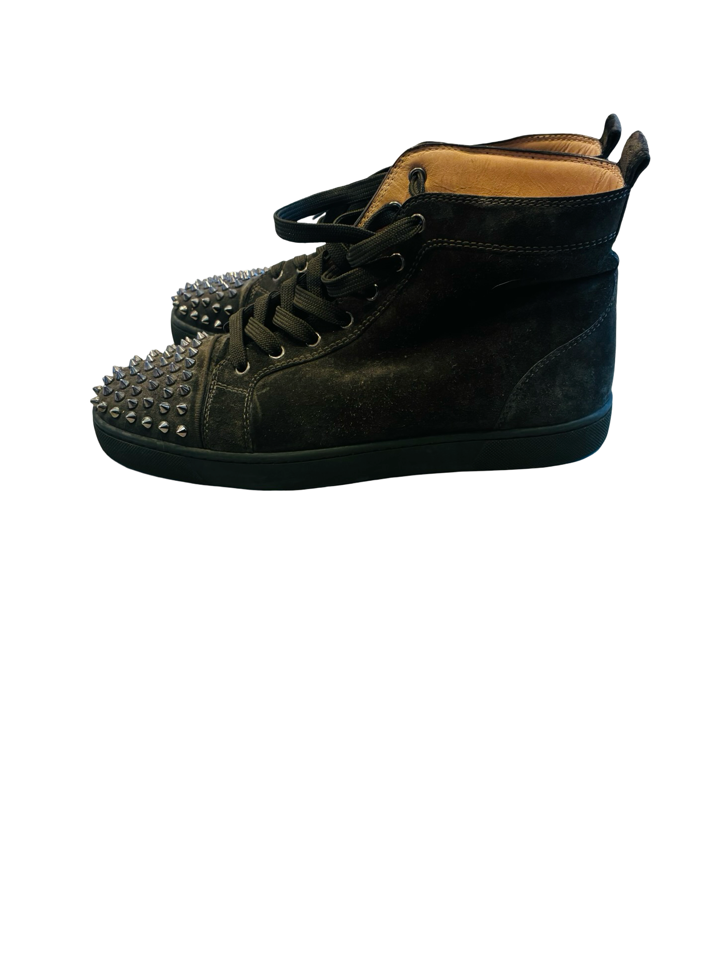 MensbChristian Louboutin Louis Spikes High-Top Sneaker sz44